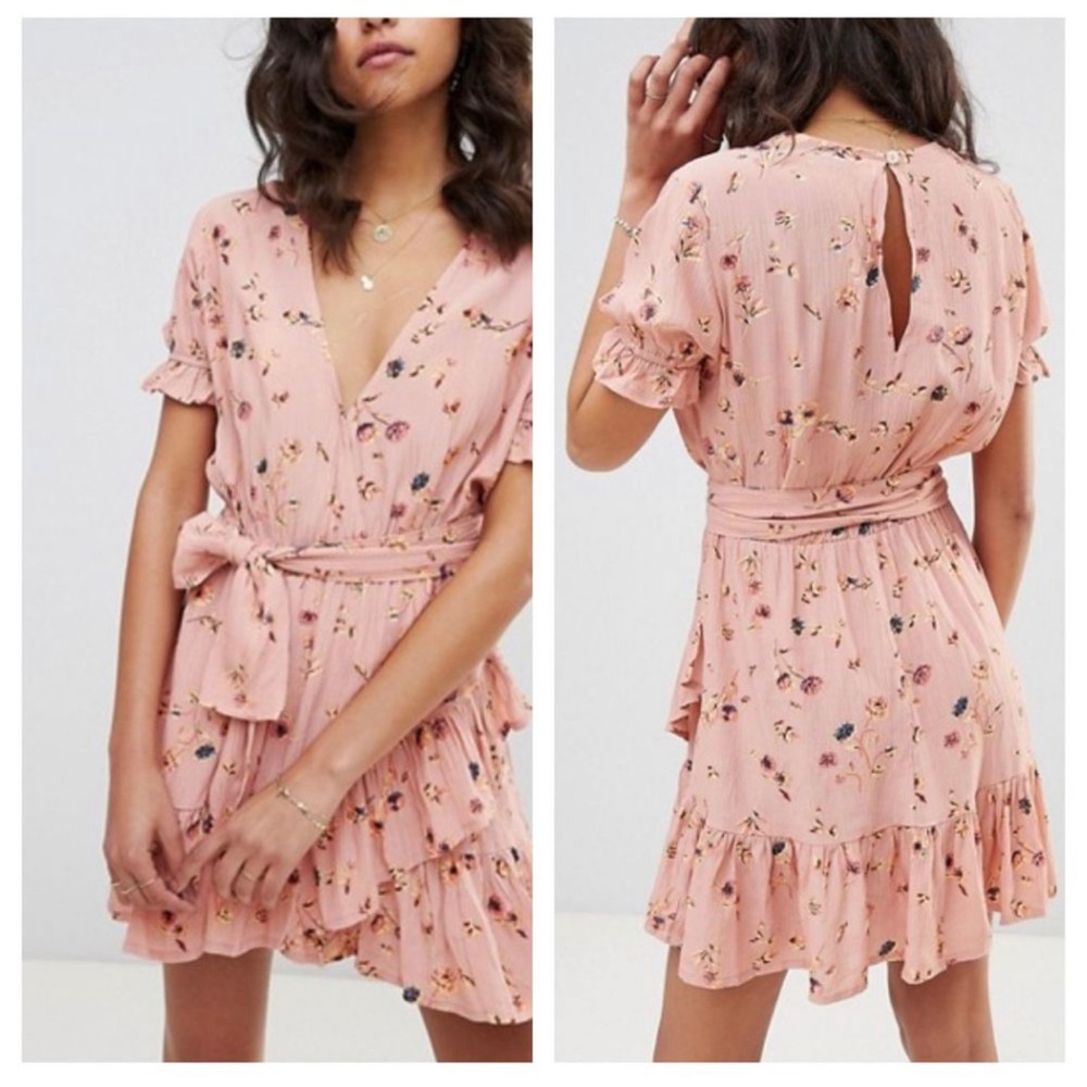 Faithfull the Brand Le Moulin Dress, Pink, Size M